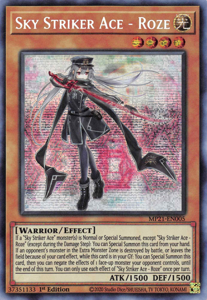 Sky Striker Ace - Roze [MP21-EN005] Prismatic Secret Rare - Yugioh Cards For Your TCG Needs!