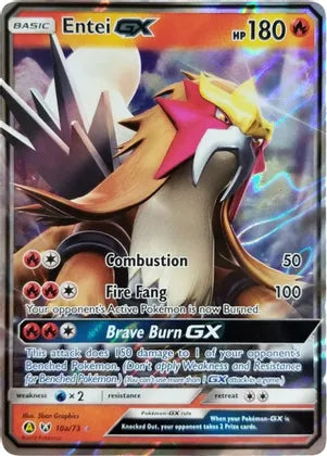 Entei GX (10a/73) [Alternate Art Promos] Pokémon
