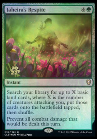 Jaheira's Respite [Commander Legends: Battle for Baldur's Gate Prerelease Promos] Magic: The Gathering