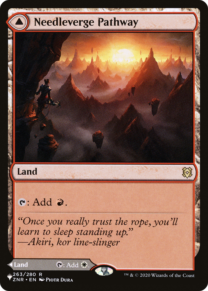 Needleverge Pathway // Pillarverge Pathway [Secret Lair: From Cute to Brute] Magic: The Gathering