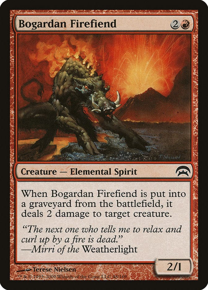 Bogardan Firefiend [Planechase] Magic: The Gathering