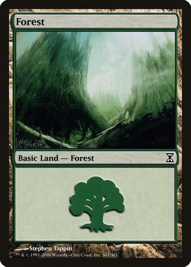 Forest (301) [Time Spiral] Magic: The Gathering