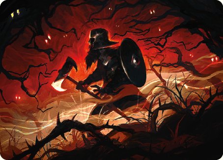Gimli, Counter of Kills Art Card (44/81) [The Lord of the Rings: Tales of Middle-earth Art Series] Magic: The Gathering