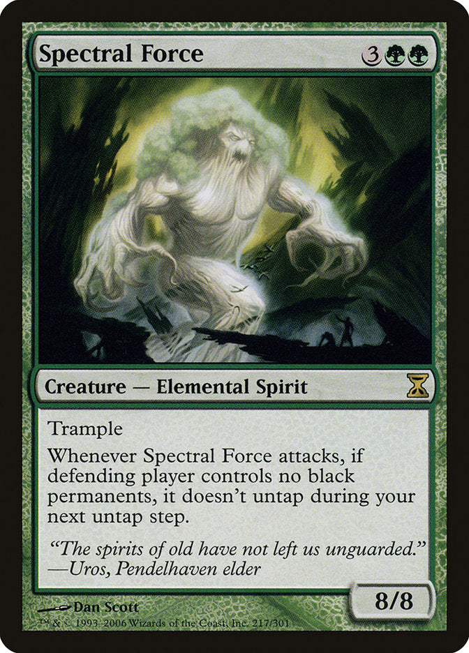 Spectral Force [Time Spiral] Magic: The Gathering