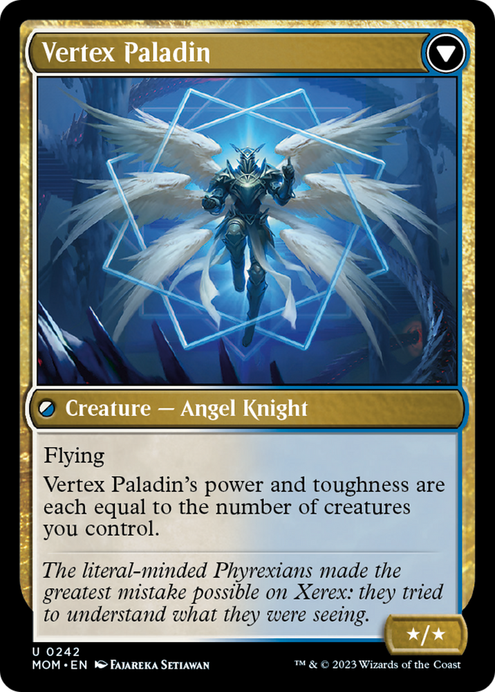 Invasion of Xerex // Vertex Paladin [March of the Machine] Magic: The Gathering