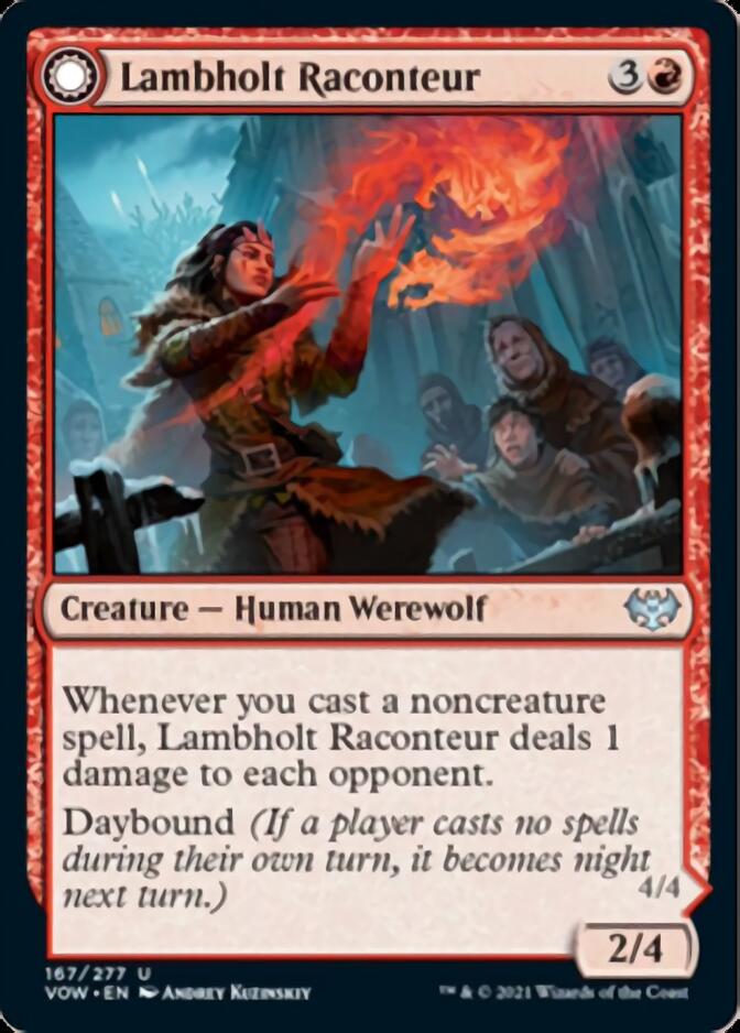 Lambholt Raconteur // Lambholt Ravager [Innistrad: Crimson Vow] Magic: The Gathering