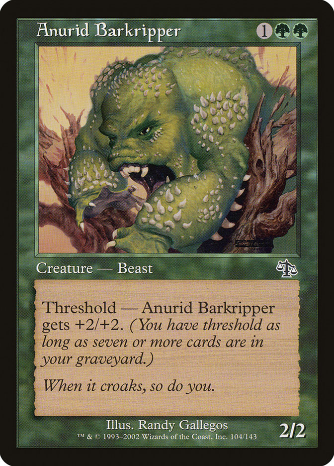 Anurid Barkripper [Judgment] Magic: The Gathering