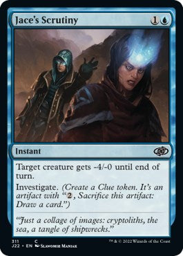 Jace's Scrutiny [Jumpstart 2022] Magic: The Gathering