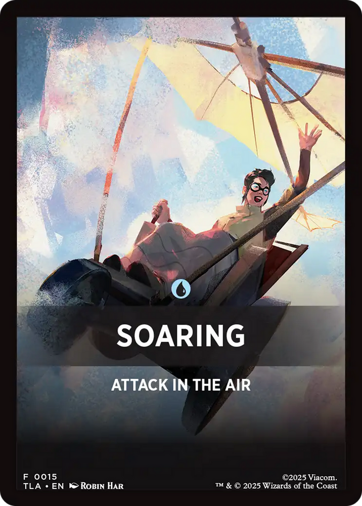 Soaring Theme Card [Avatar: The Last Airbender Tokens] Magic: The Gathering