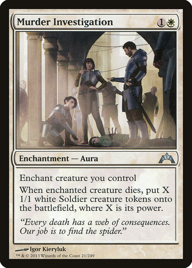 Murder Investigation [Gatecrash] Magic: The Gathering