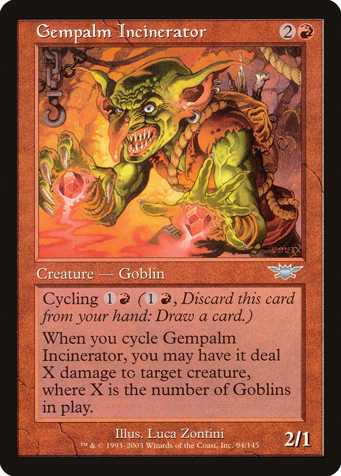 Gempalm Incinerator [Legions] Magic: The Gathering