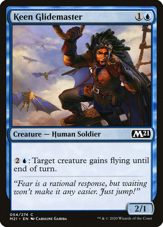 Keen Glidemaster [Core Set 2021] Magic: The Gathering