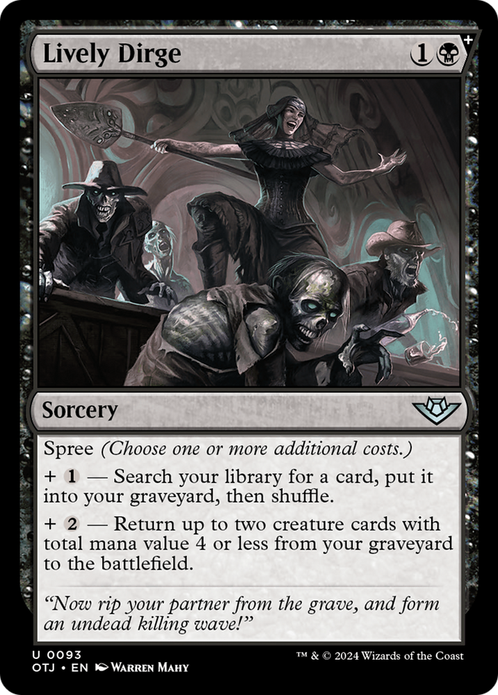 Lively Dirge [Outlaws of Thunder Junction] Magic: The Gathering