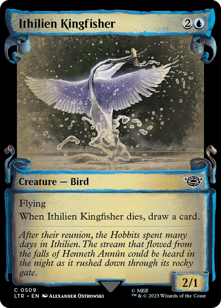 Ithilien Kingfisher [The Lord of the Rings: Tales of Middle-Earth Showcase Scrolls] Magic: The Gathering