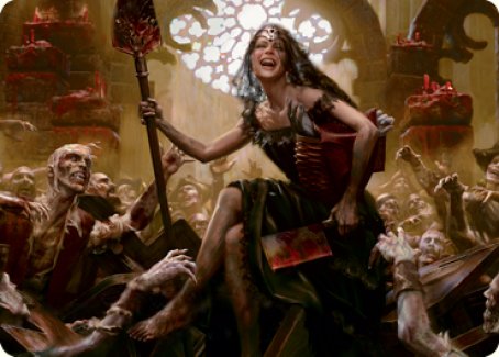 Gisa, Glorious Resurrector Art Card [Innistrad: Midnight Hunt Art Series] Magic: The Gathering
