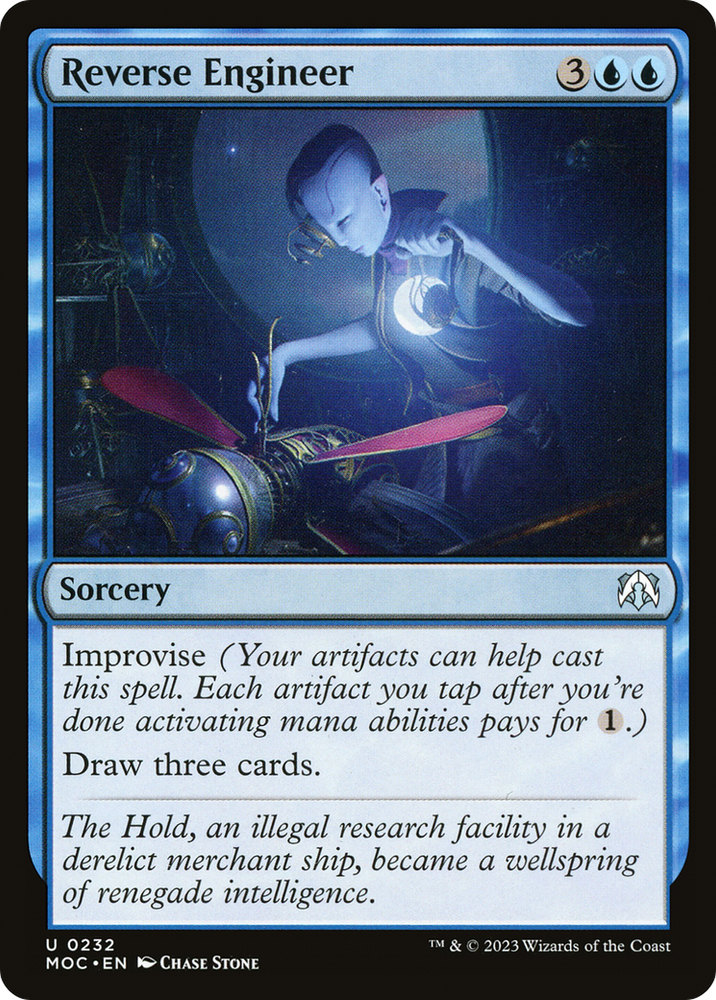 Reverse Engineer [March of the Machine Commander] Magic: The Gathering