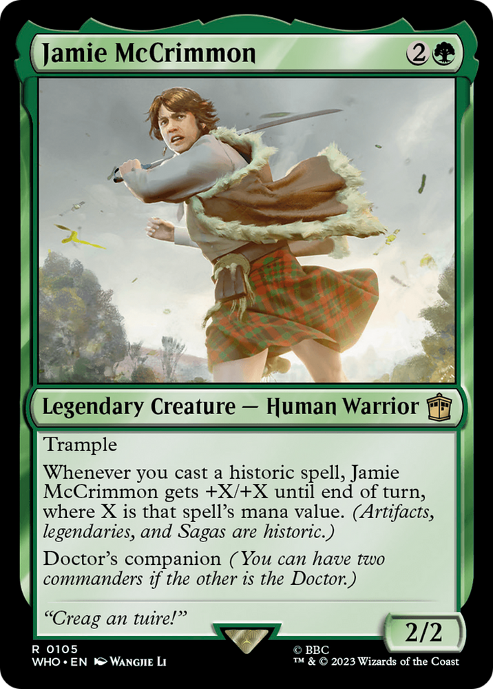Jamie McCrimmon [Doctor Who] Magic: The Gathering