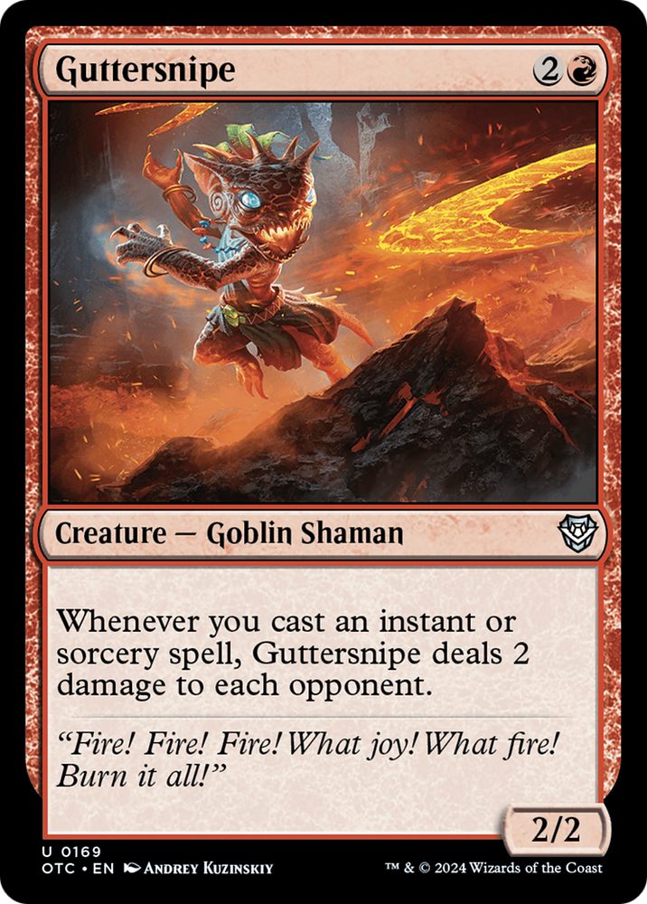 Guttersnipe [Outlaws of Thunder Junction Commander] Magic: The Gathering