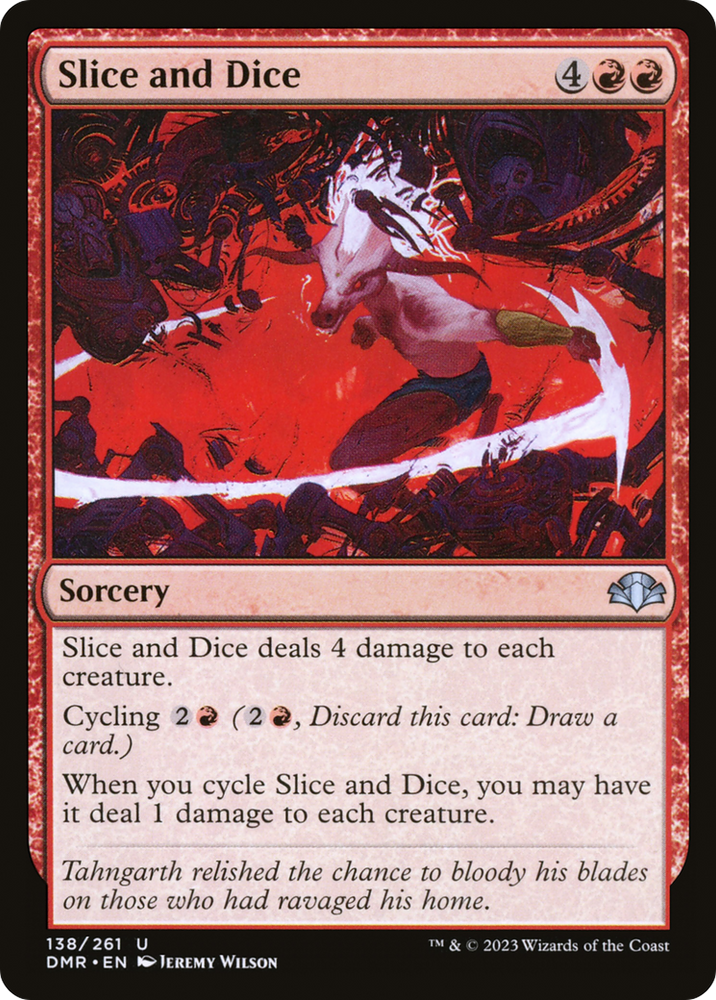 Slice and Dice [Dominaria Remastered] Magic: The Gathering