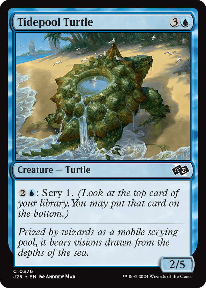 Tidepool Turtle [Foundations Jumpstart] Magic: The Gathering