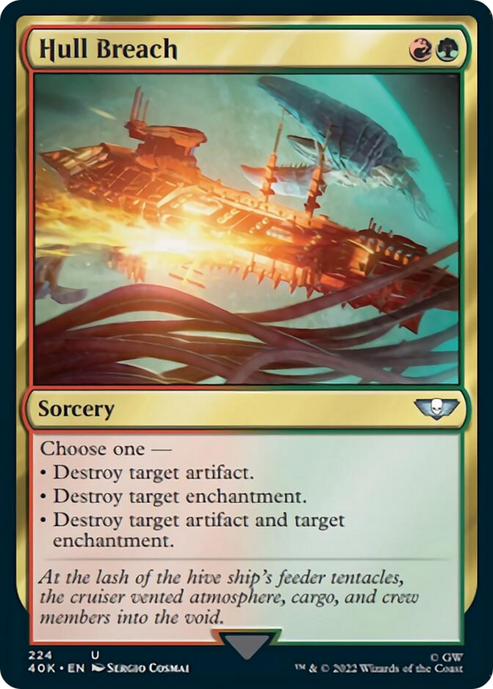 Hull Breach [Warhammer 40,000] Magic: The Gathering