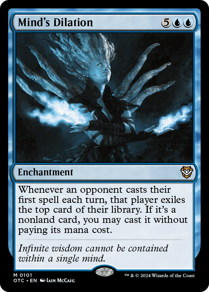 Mind's Dilation [Outlaws of Thunder Junction Commander] Magic: The Gathering