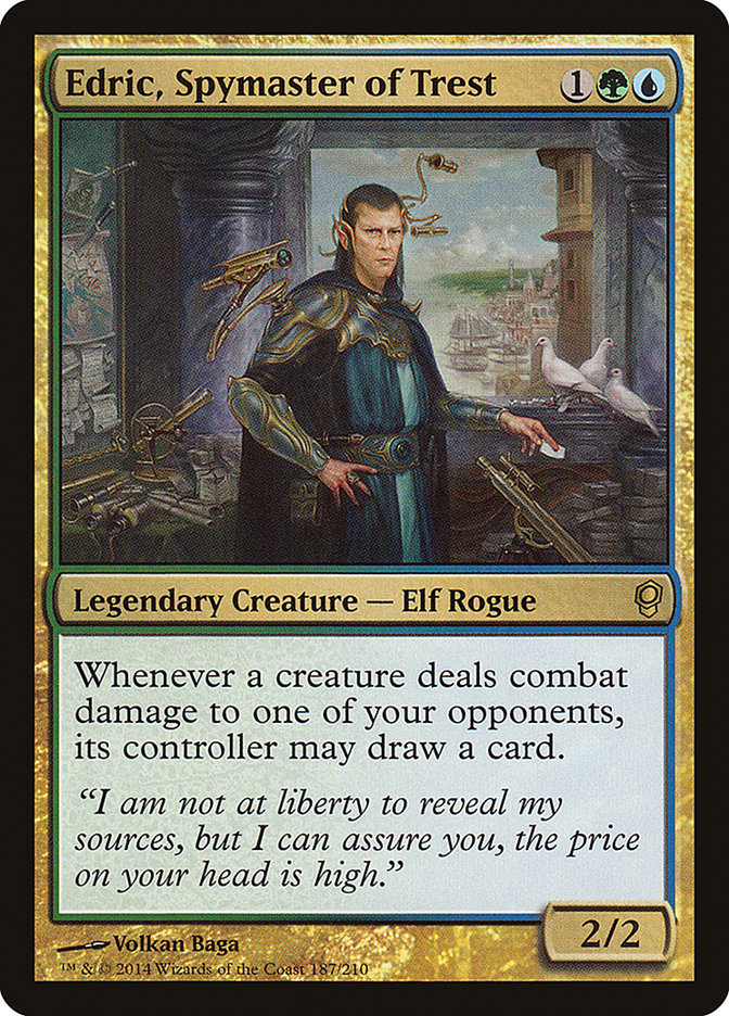 Edric, Spymaster of Trest [Conspiracy] Magic: The Gathering