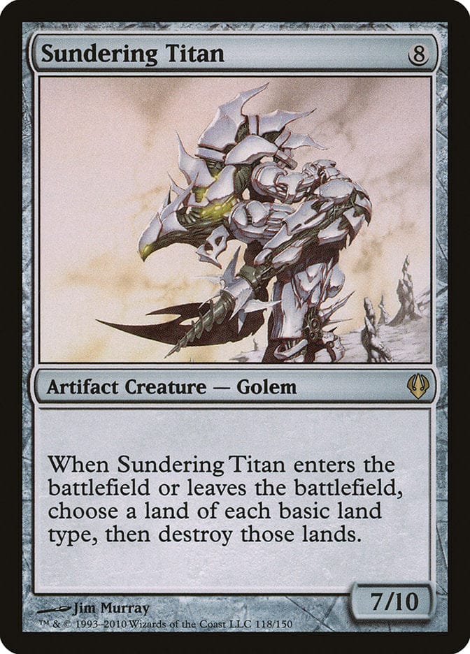 Sundering Titan [Archenemy] Magic: The Gathering