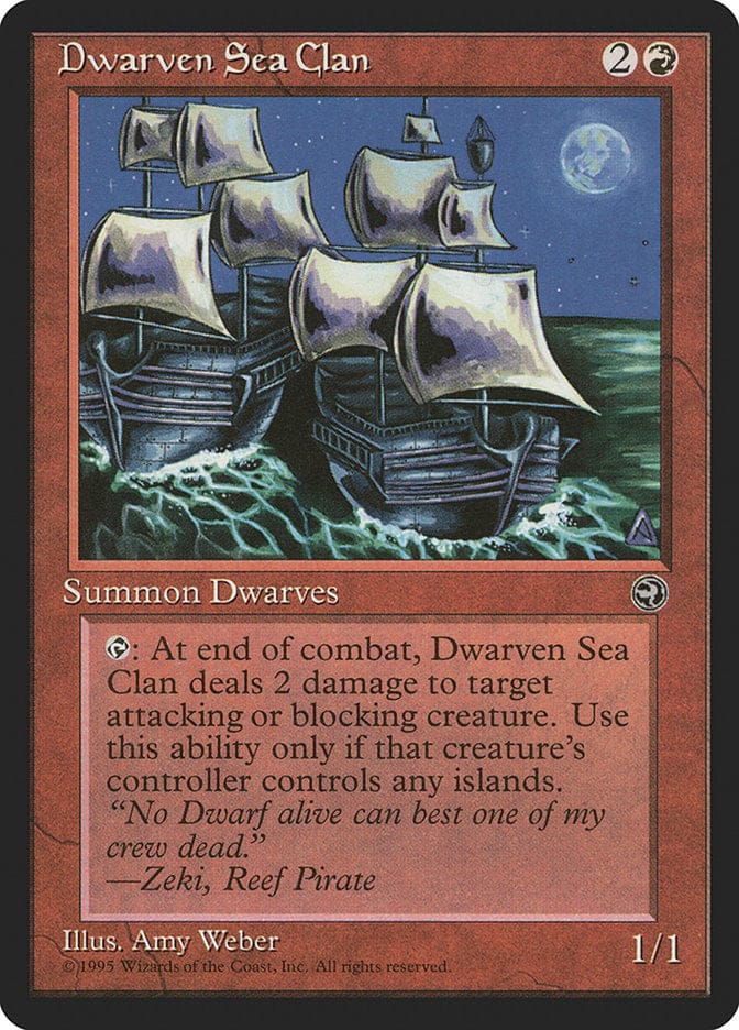 Dwarven Sea Clan [Homelands] Magic: The Gathering