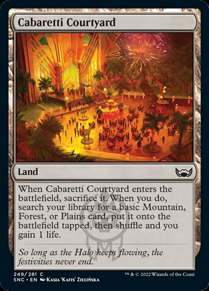 Cabaretti Courtyard [Streets of New Capenna] Magic: The Gathering