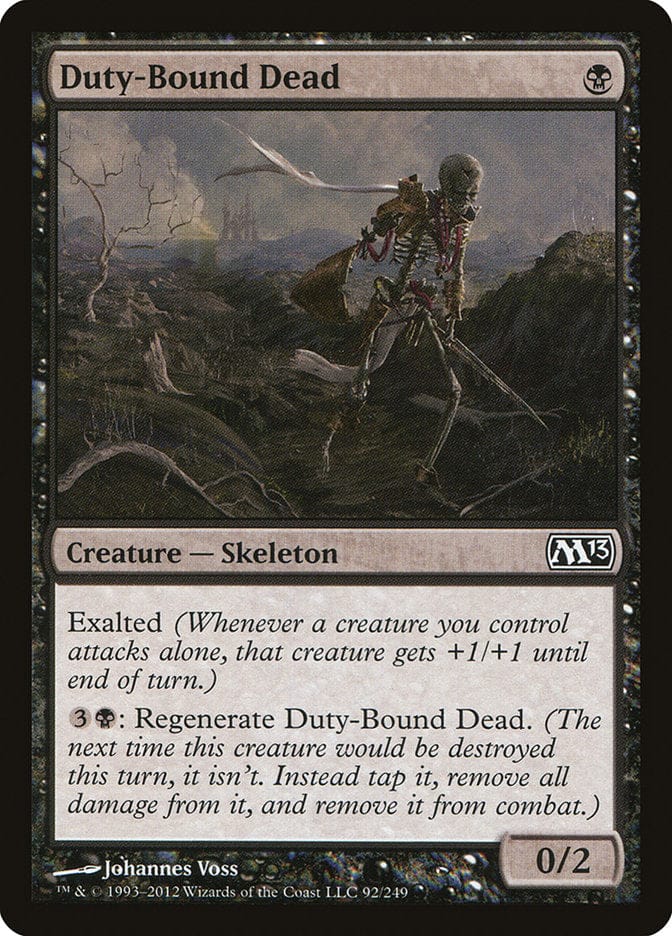 Duty-Bound Dead [Magic 2013] Magic: The Gathering