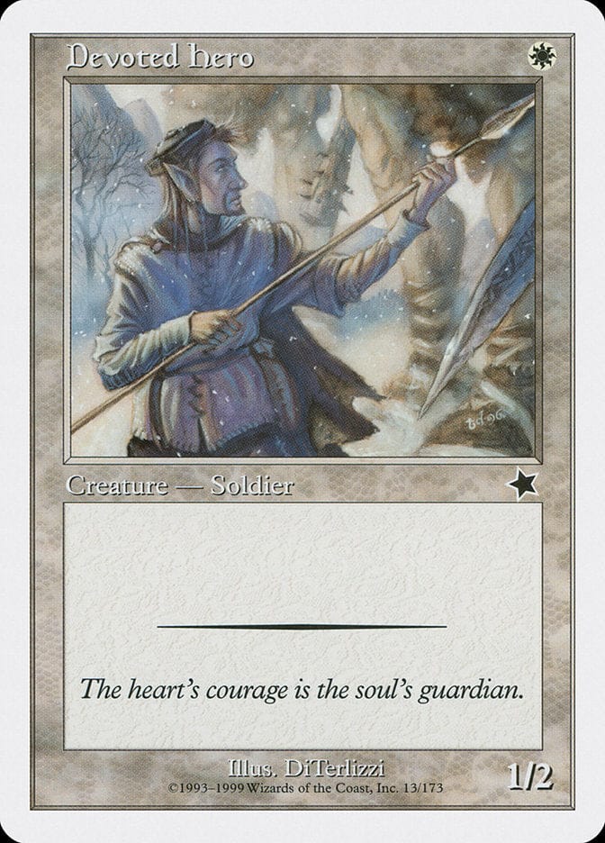 Devoted Hero [Starter 1999] Magic: The Gathering