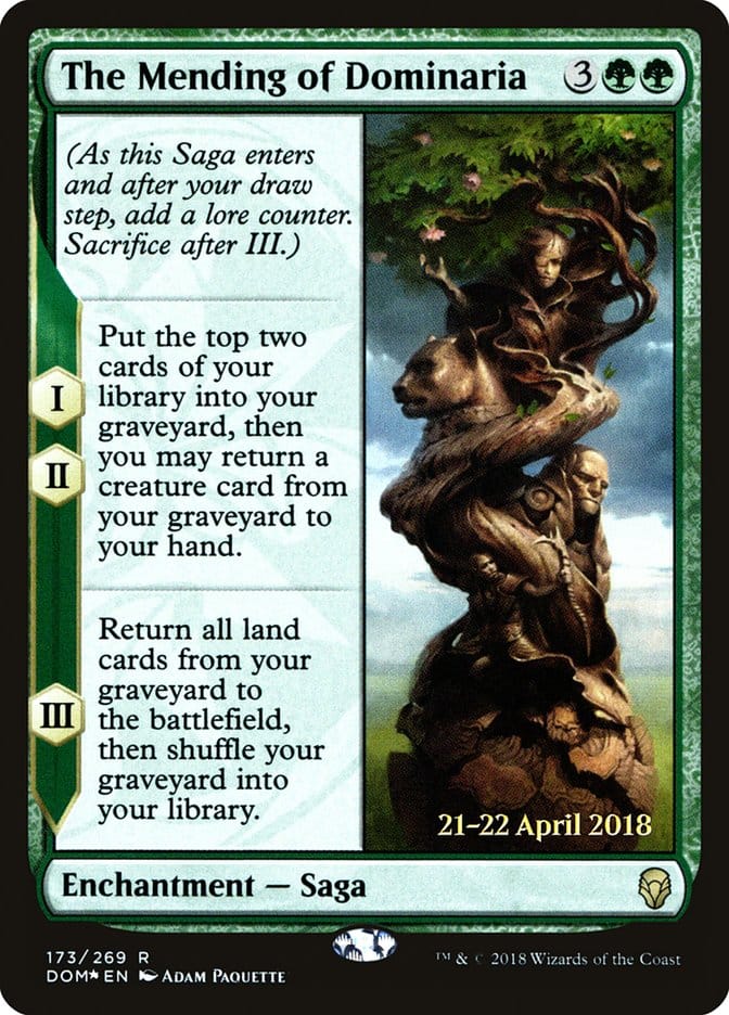 The Mending of Dominaria [Dominaria Prerelease Promos] Magic: The Gathering