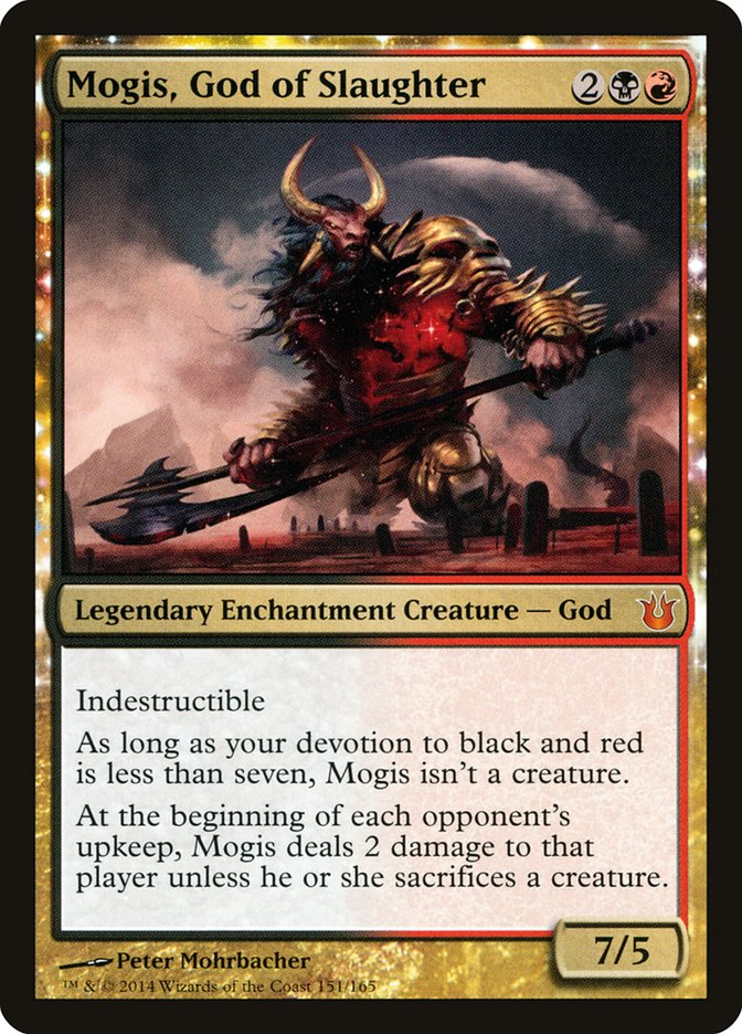Mogis, God of Slaughter [Born of the Gods] Magic: The Gathering