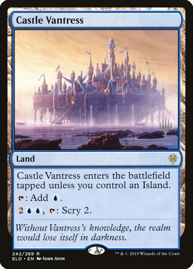 Castle Vantress (Promo Pack) [Throne of Eldraine Promos] Magic: The Gathering