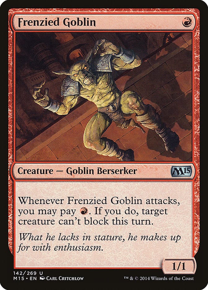 Frenzied Goblin [Magic 2015] Magic: The Gathering