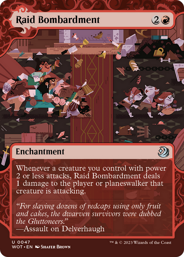 Raid Bombardment [Wilds of Eldraine: Enchanting Tales] Magic: The Gathering