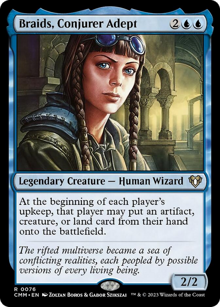 Braids, Conjurer Adept [Commander Masters] Magic: The Gathering