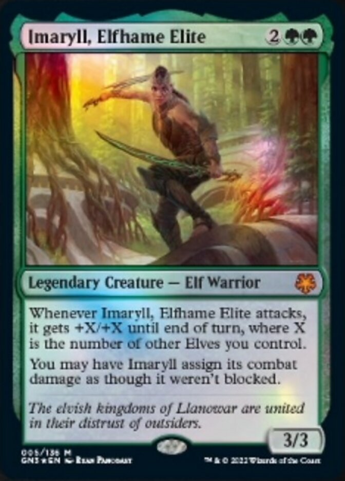 Imaryll, Elfhame Elite [Game Night: Free-for-All] Magic: The Gathering