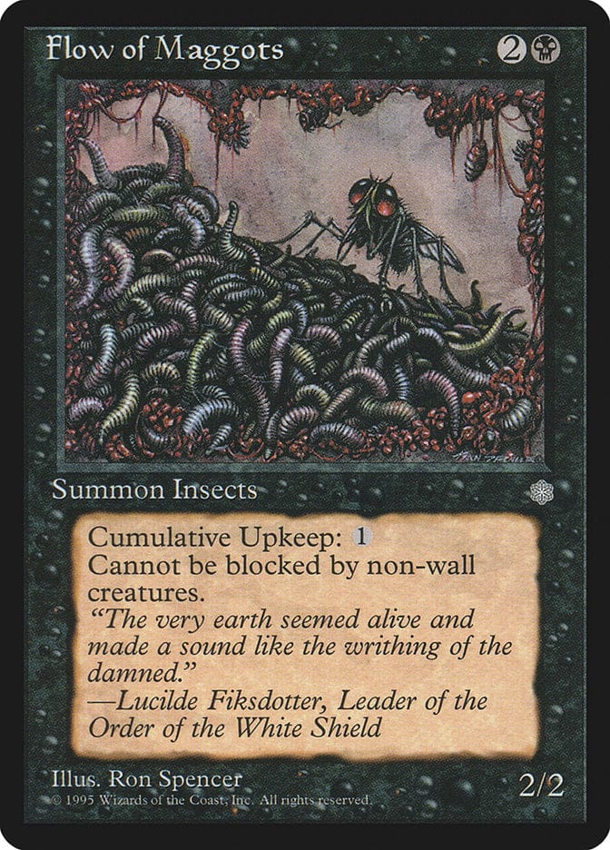 Flow of Maggots [Ice Age] Magic: The Gathering