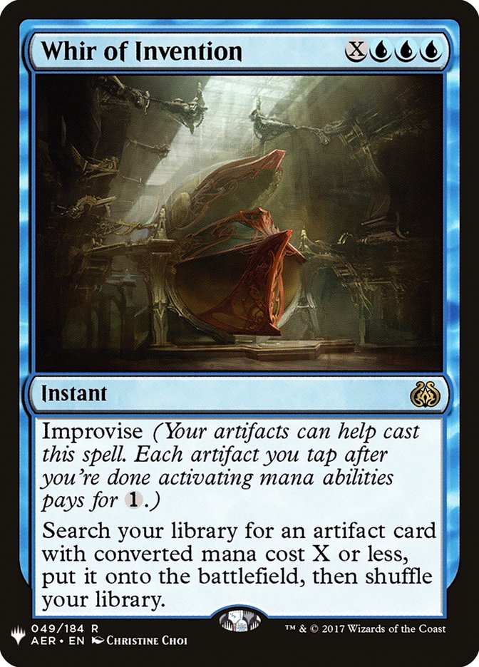 Whir of Invention [Mystery Booster] Magic: The Gathering