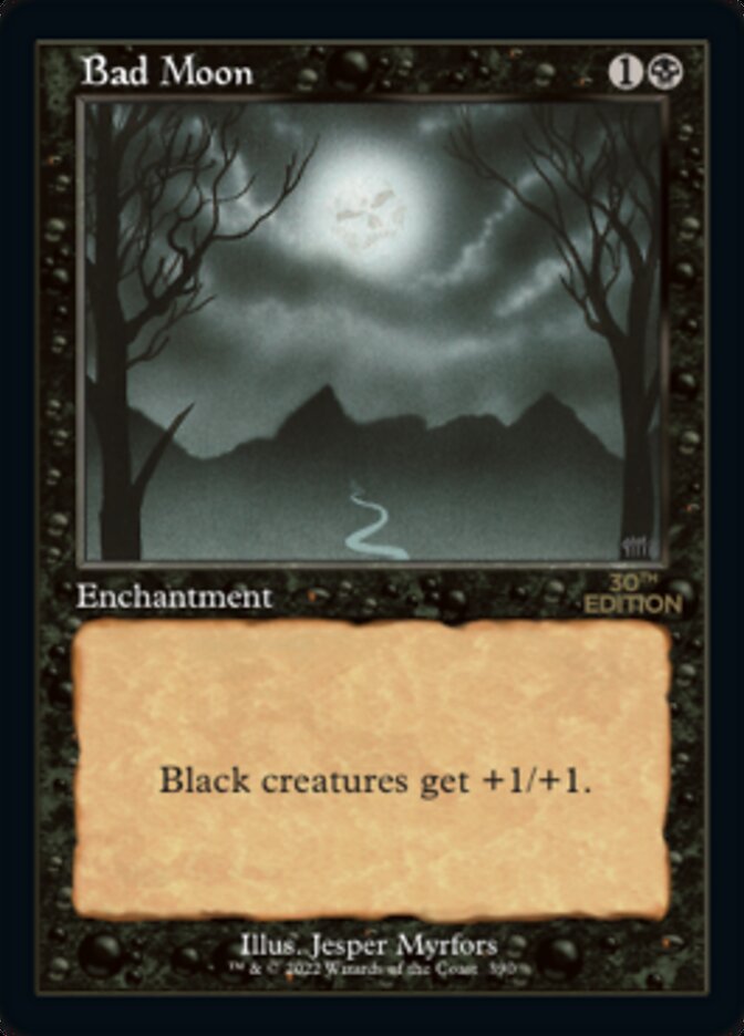 Bad Moon (Retro) [30th Anniversary Edition] Magic: The Gathering