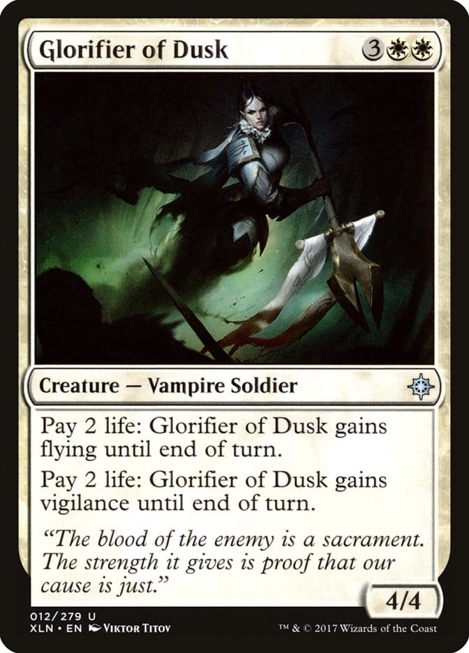 Glorifier of Dusk [Ixalan] Magic: The Gathering
