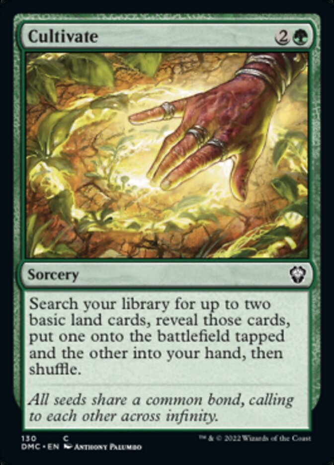 Cultivate [Dominaria United Commander] Magic: The Gathering