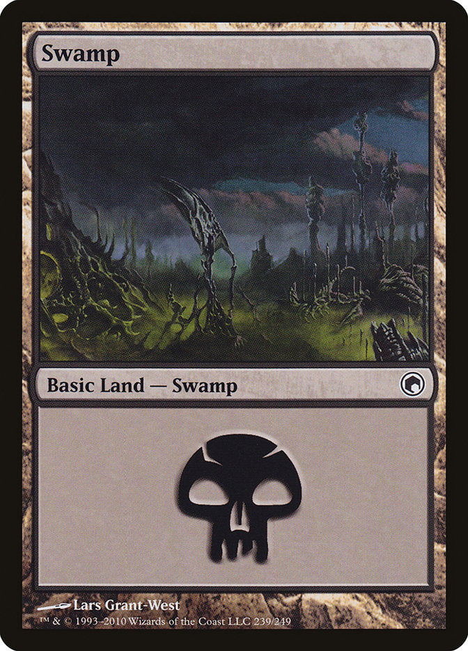 Swamp (239) [Scars of Mirrodin] Magic: The Gathering