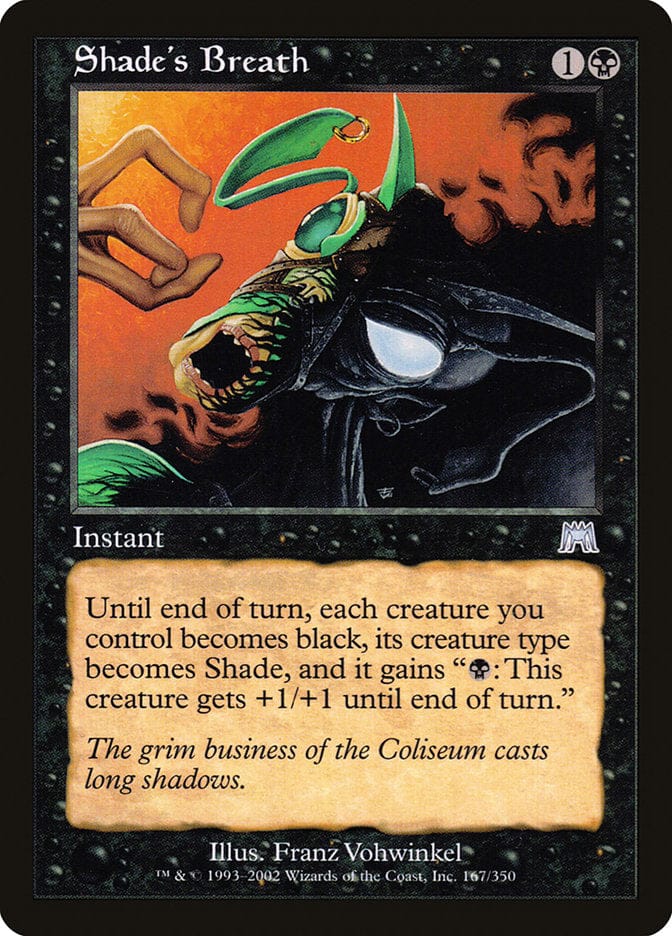 Shade's Breath [Onslaught] Magic: The Gathering