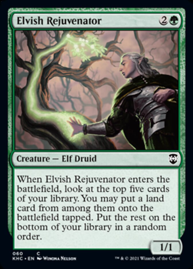 Elvish Rejuvenator [Kaldheim Commander] Magic: The Gathering