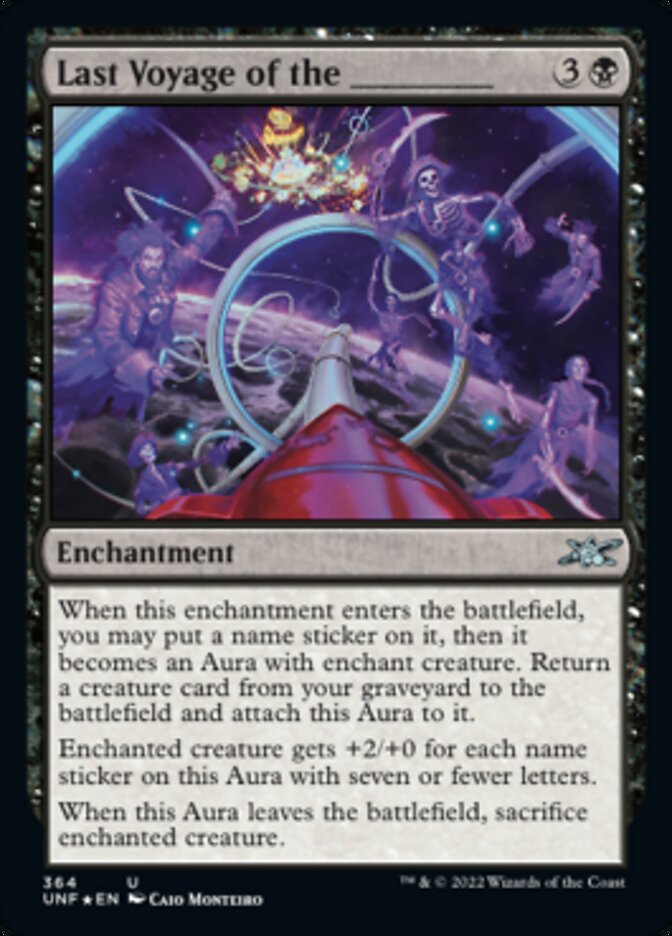 Last Voyage of the _____ (Galaxy Foil) [Unfinity] Magic: The Gathering