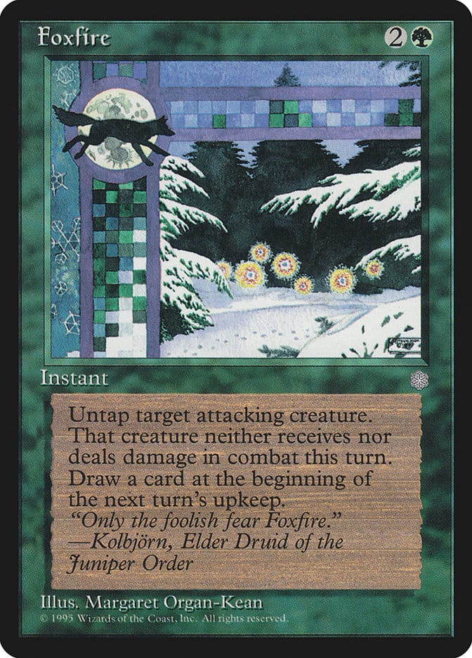 Foxfire [Ice Age] Magic: The Gathering