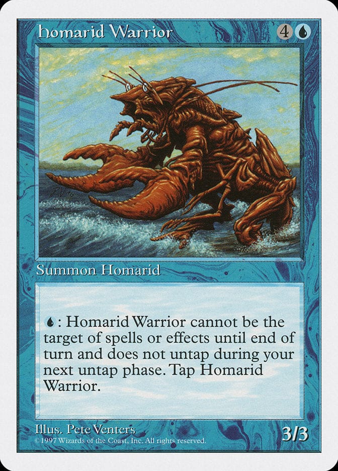 Homarid Warrior [Fifth Edition] Magic: The Gathering
